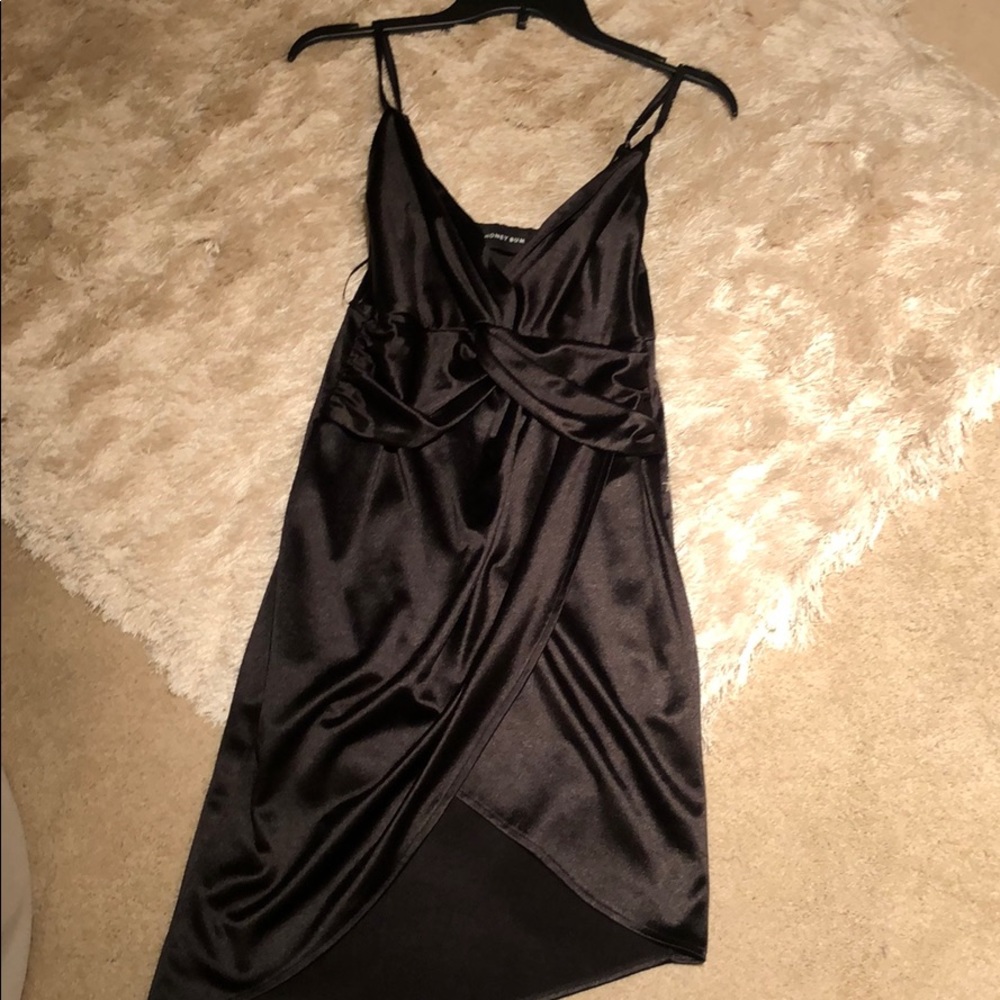 Silk black dress